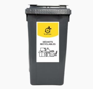 Bac Déchets Recyclables 340L