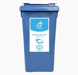 Bac Papier / Cartons 340L